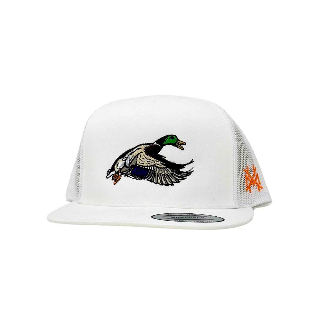 Mad Hatter Mallard Trucker Cap - White