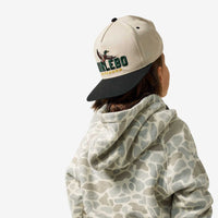 Thumbnail for Youth Vintage Washed Fleece Hoodie - Classic Deer Camo