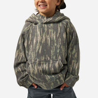 Thumbnail for Youth Vintage Washed Fleece Hoodie - Midland Camo