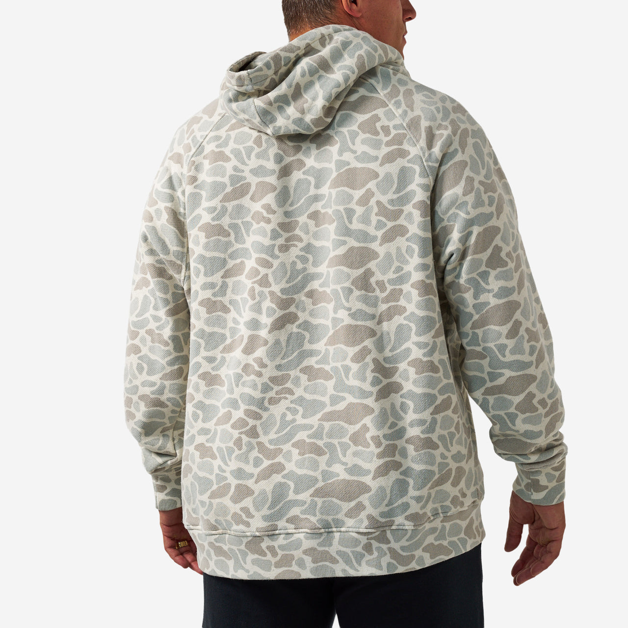 Vintage Washed Fleece Hoodie - Classic Deer Camo