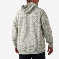 Thumbnail for Vintage Washed Fleece Hoodie - Classic Deer Camo