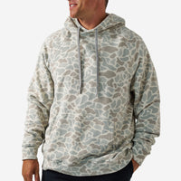 Thumbnail for Vintage Washed Fleece Hoodie - Classic Deer Camo