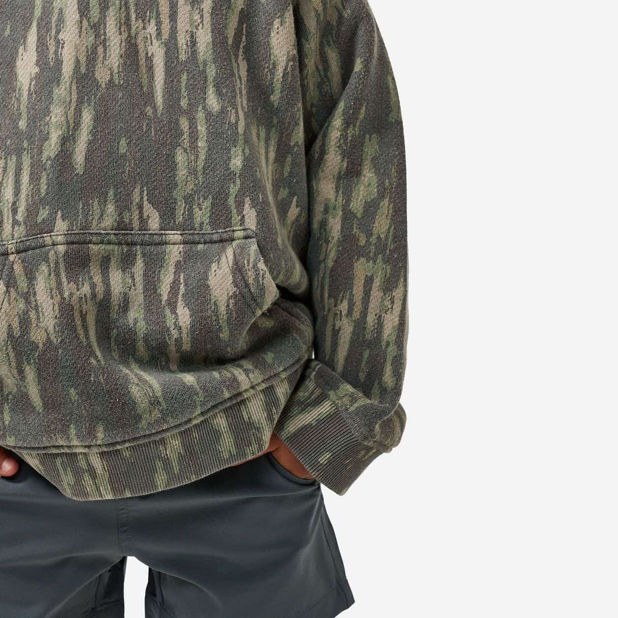 Youth Vintage Washed Fleece Hoodie - Midland Camo