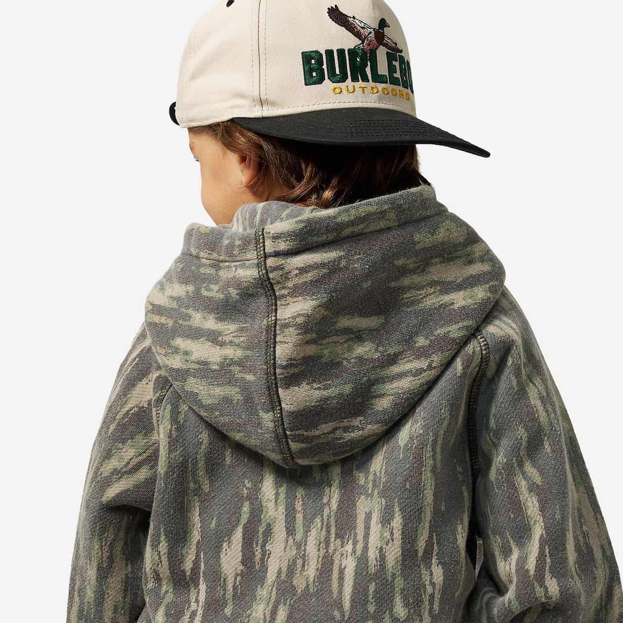 Youth Vintage Washed Fleece Hoodie - Midland Camo
