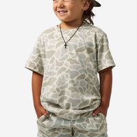 Thumbnail for Youth - Vintage Washed Tee - Classic Deer Camo
