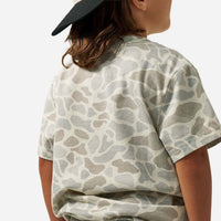 Thumbnail for Youth - Vintage Washed Tee - Classic Deer Camo
