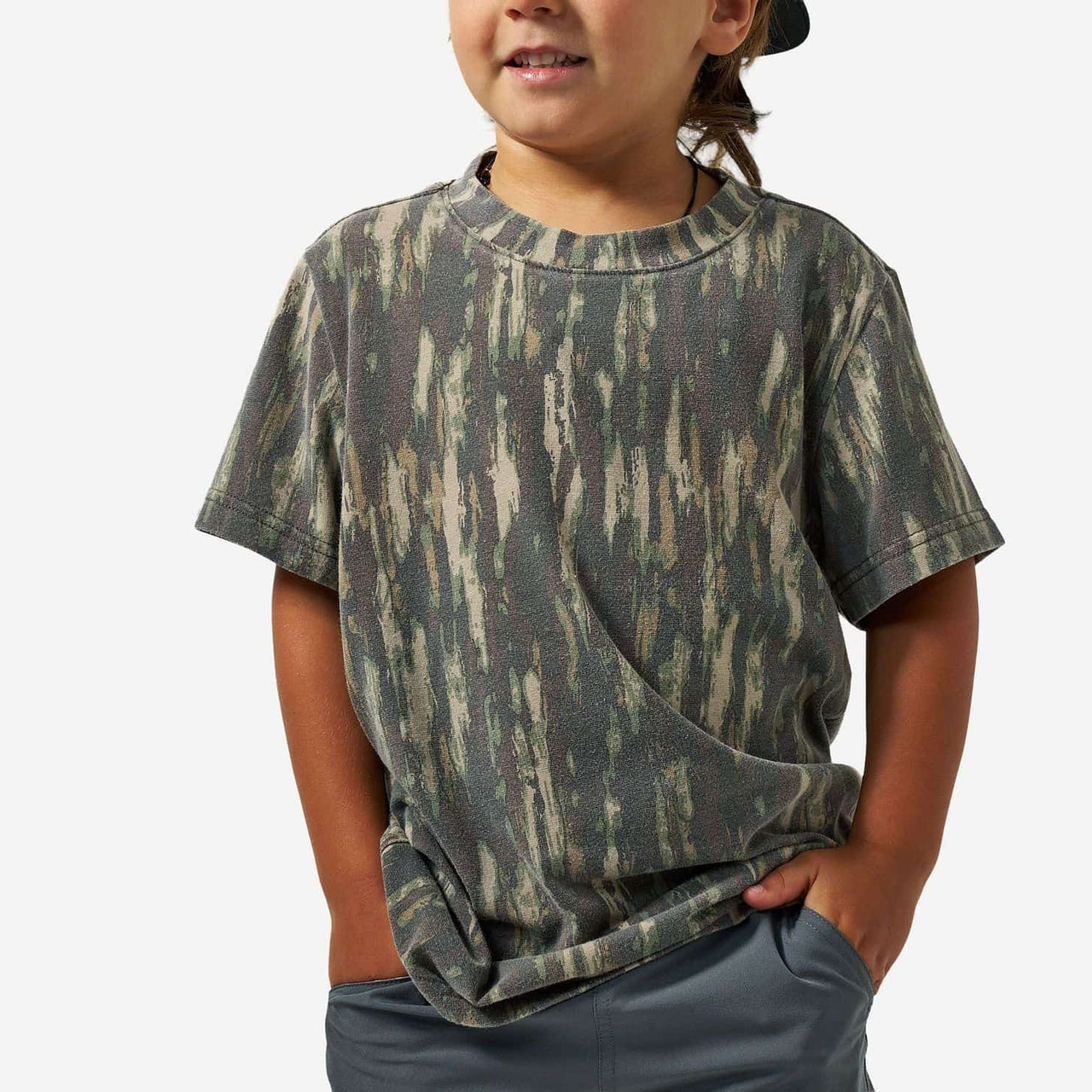 Youth - Vintage Washed Tee - Midland Camo