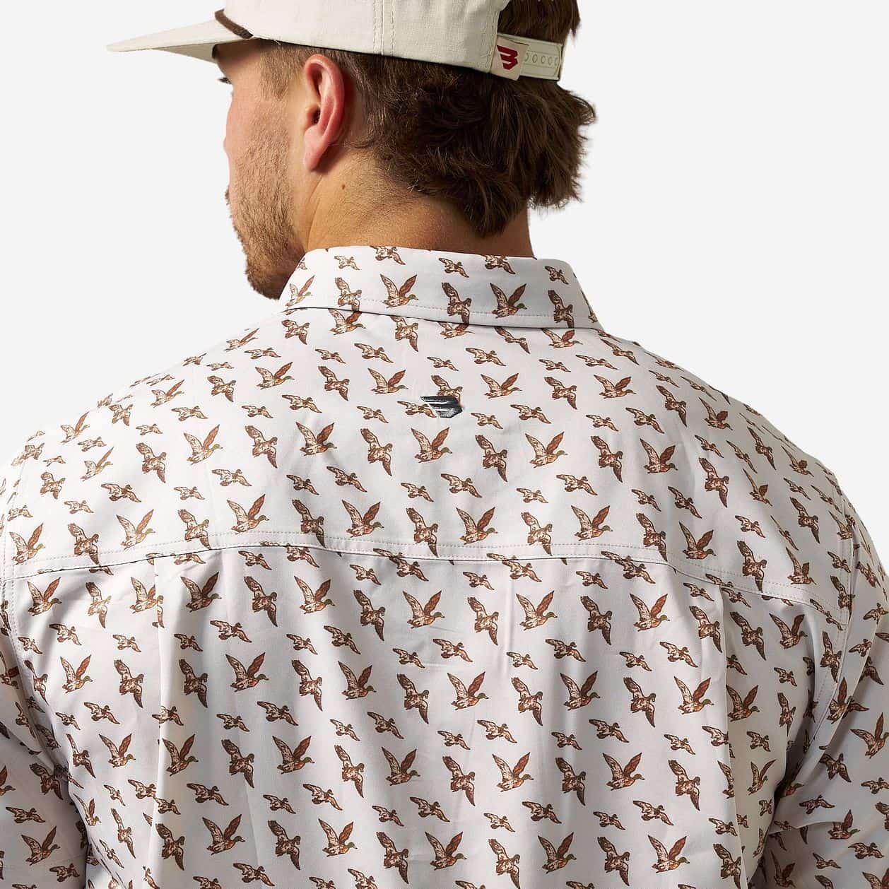 Performance Button Up - Mallards Flying In