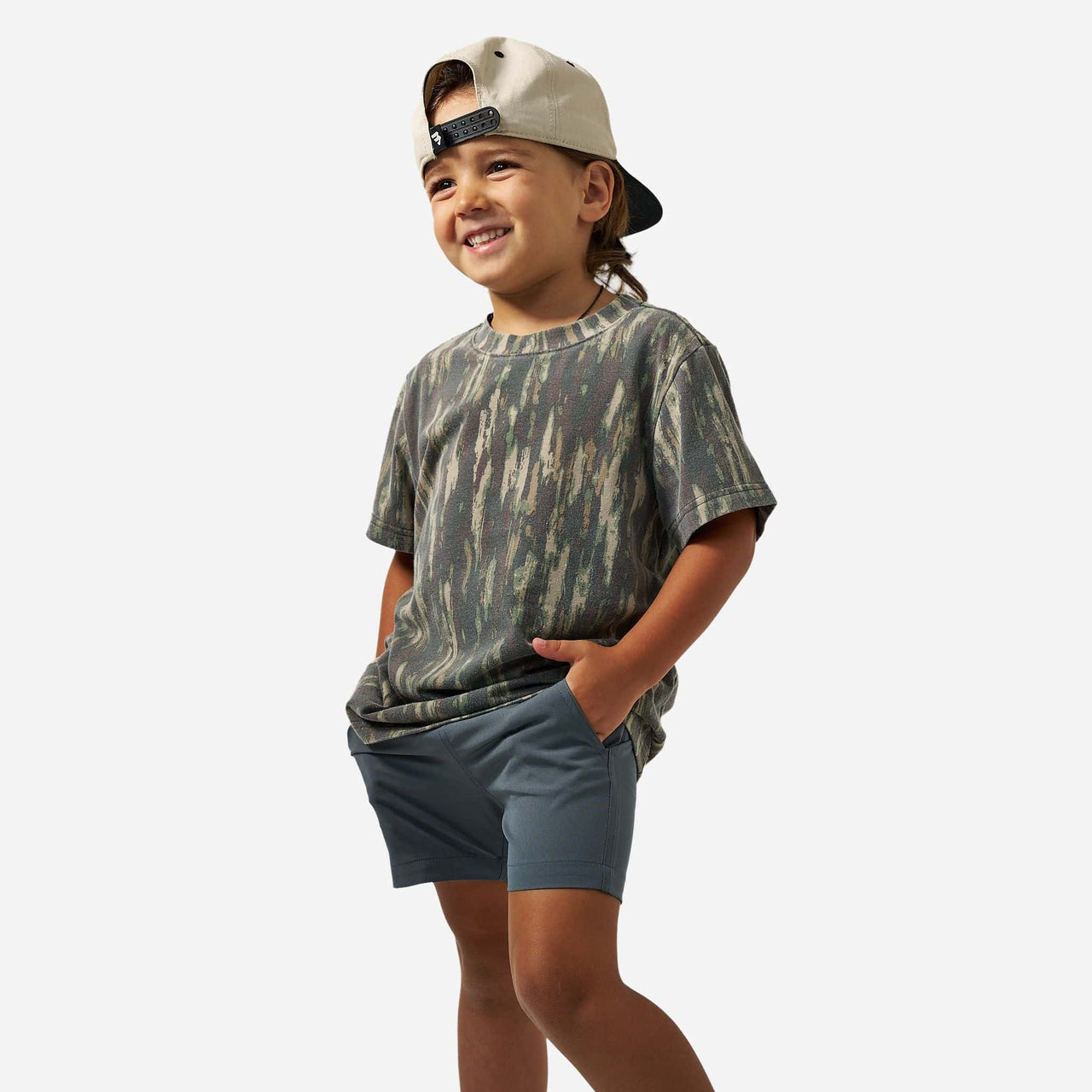 Youth - Vintage Washed Tee - Midland Camo