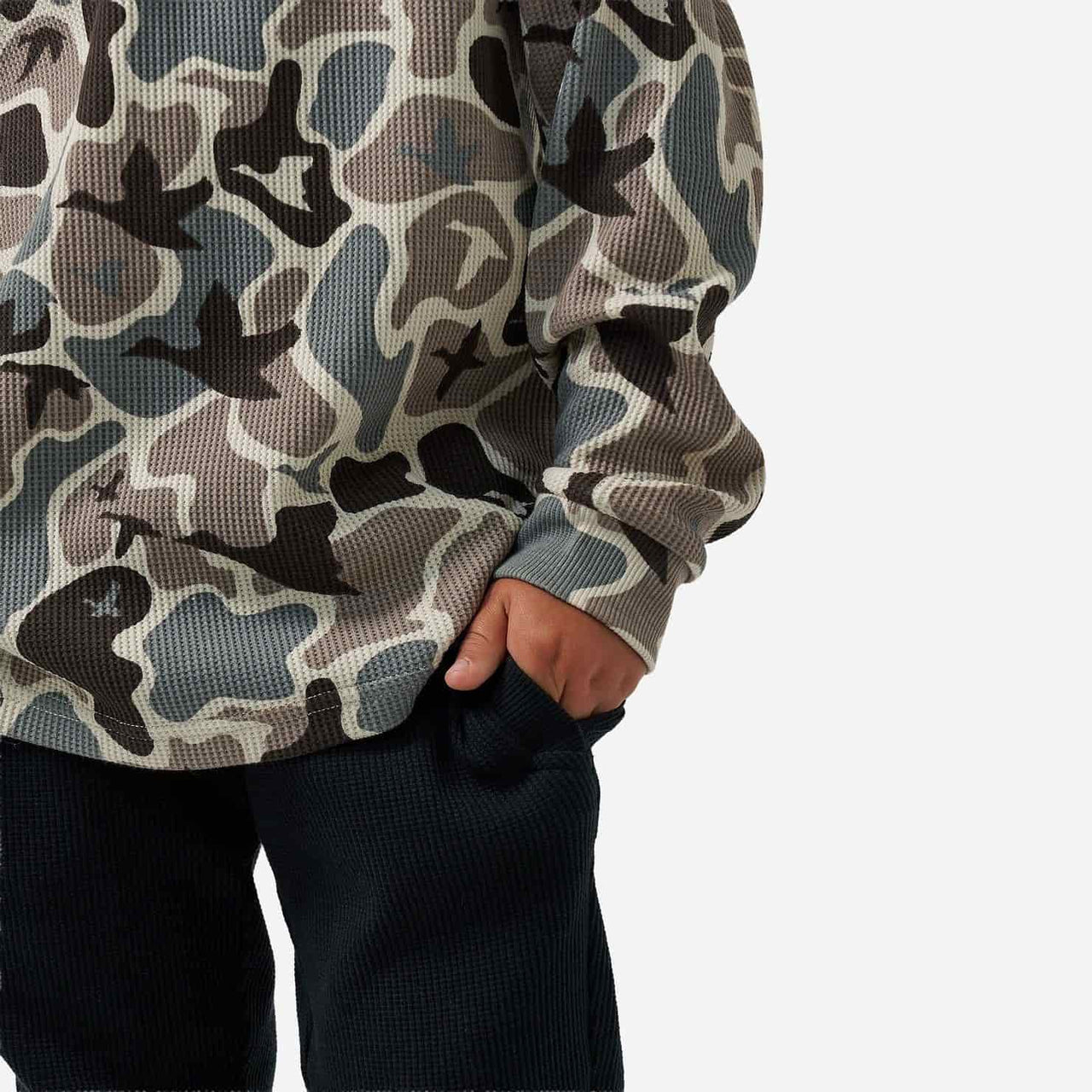 Youth - Thermal Hoodie - Mallard Mayhem Camo