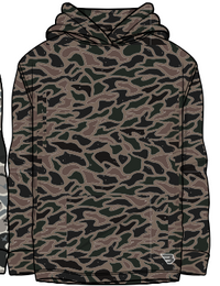 Thumbnail for Youth Performance Hoodie - Bendita Camo