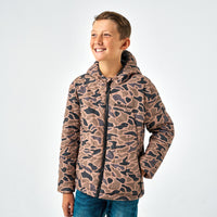 Thumbnail for Youth - Puffer Jacket - Gauge Camo