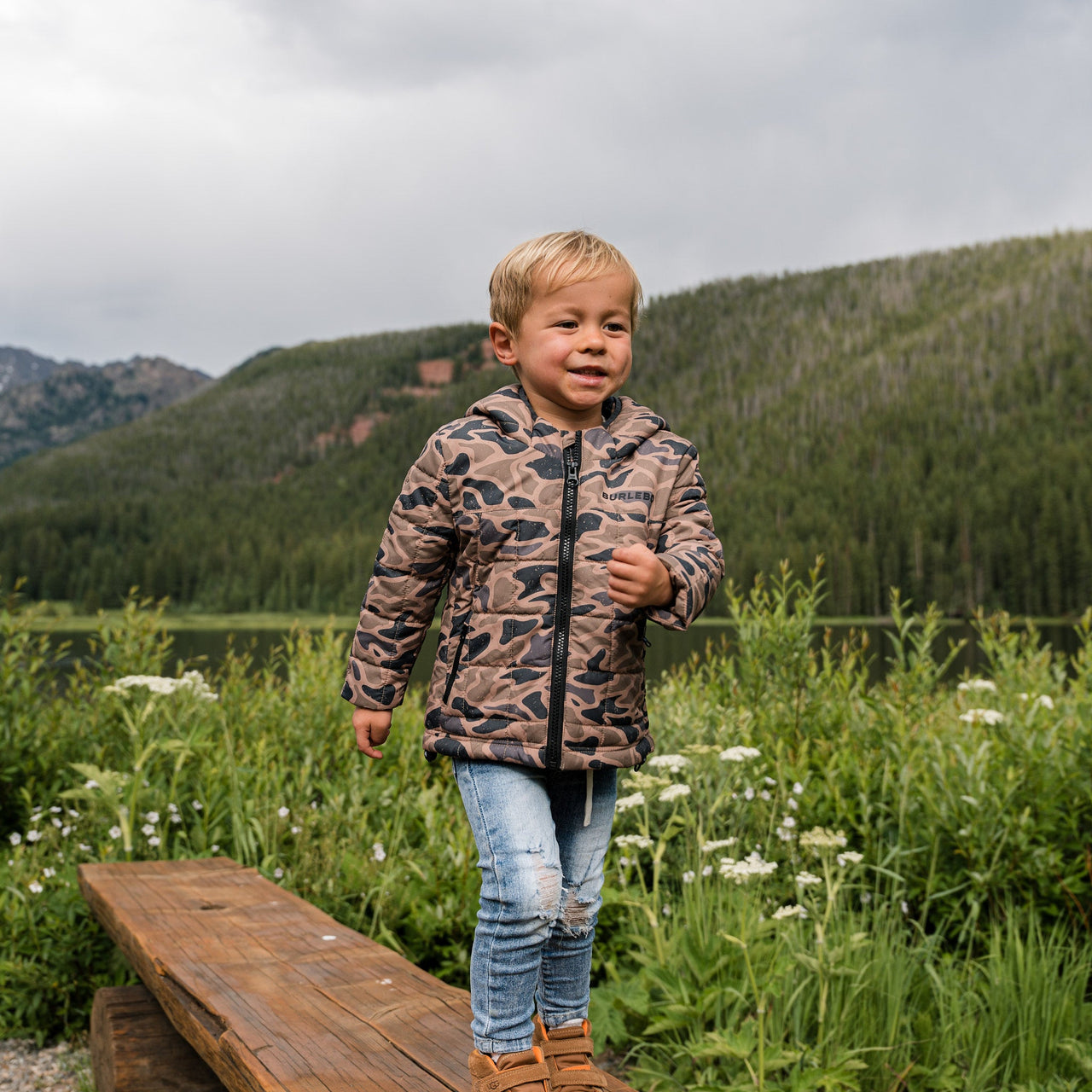 Youth - Puffer Jacket - Gauge Camo