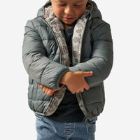 Thumbnail for Youth - Mountain Fleece Hoodie Jacket - Classic Deer Camo