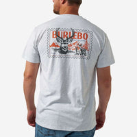 Thumbnail for Burlebo Buck Stamp Short Sleeve T-Shirt - Ash Grey