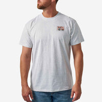 Thumbnail for Burlebo Buck Stamp Short Sleeve T-Shirt - Ash Grey