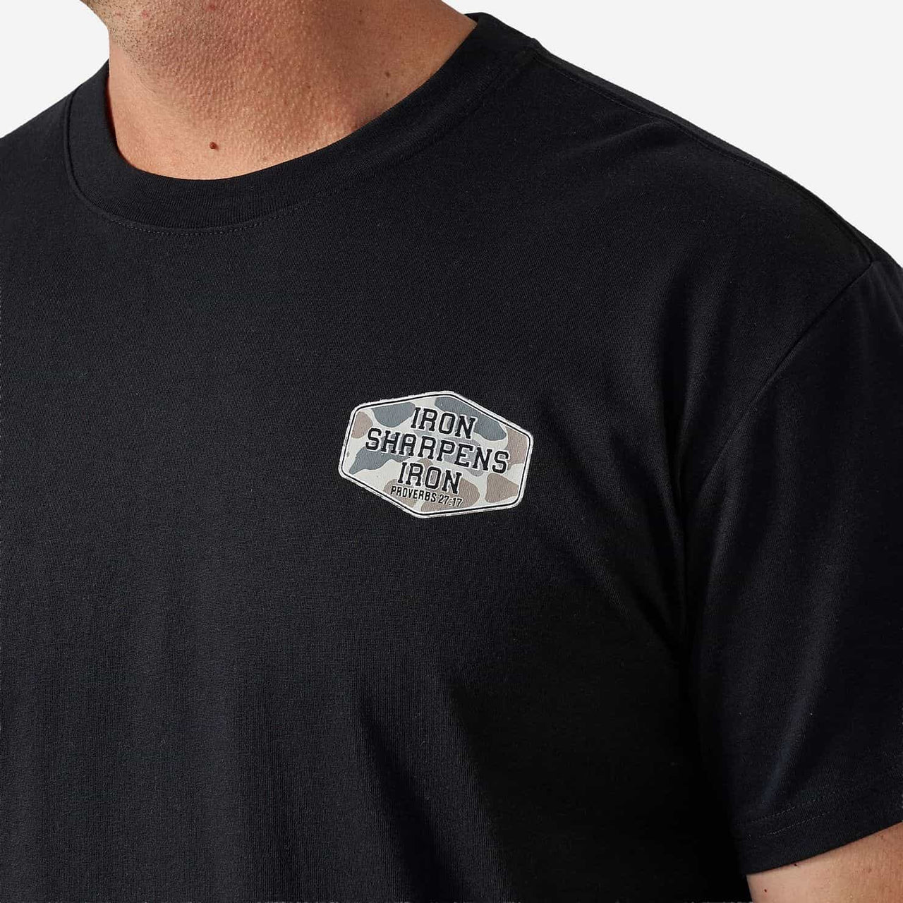 Iron Sharpens Iron Short Sleeve T-Shirt - Black
