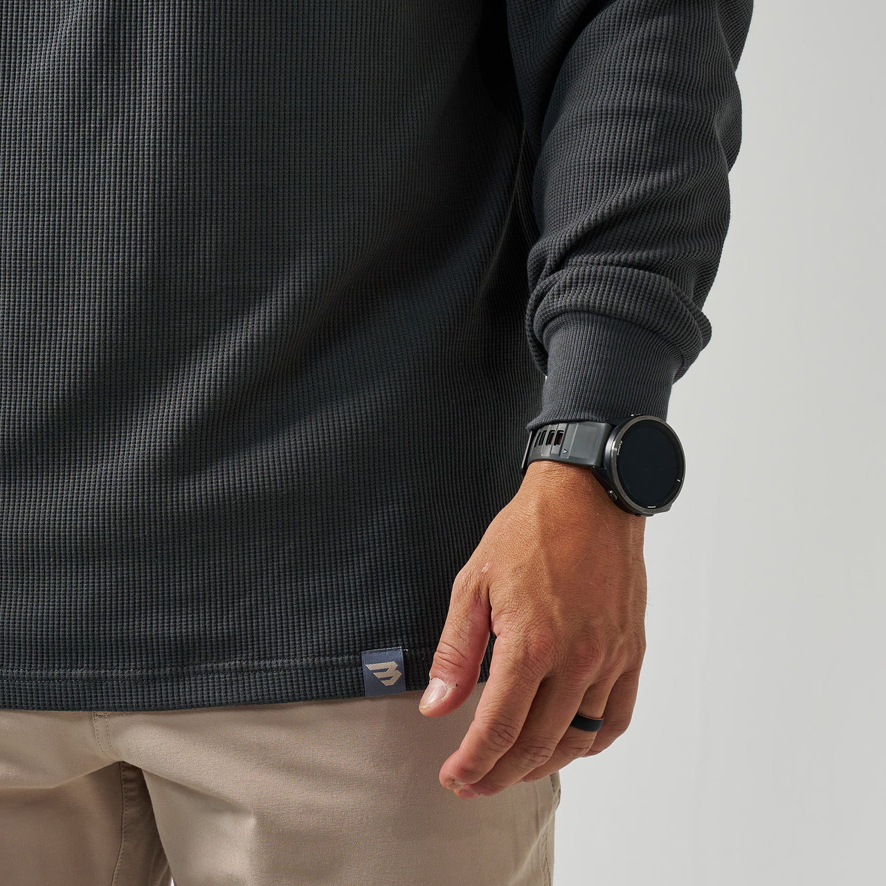 Thermal Hoodie - Gun Metal Grey
