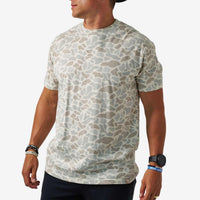 Thumbnail for Vintage Washed Short Sleeve T-Shirt - Classic Deer Camo