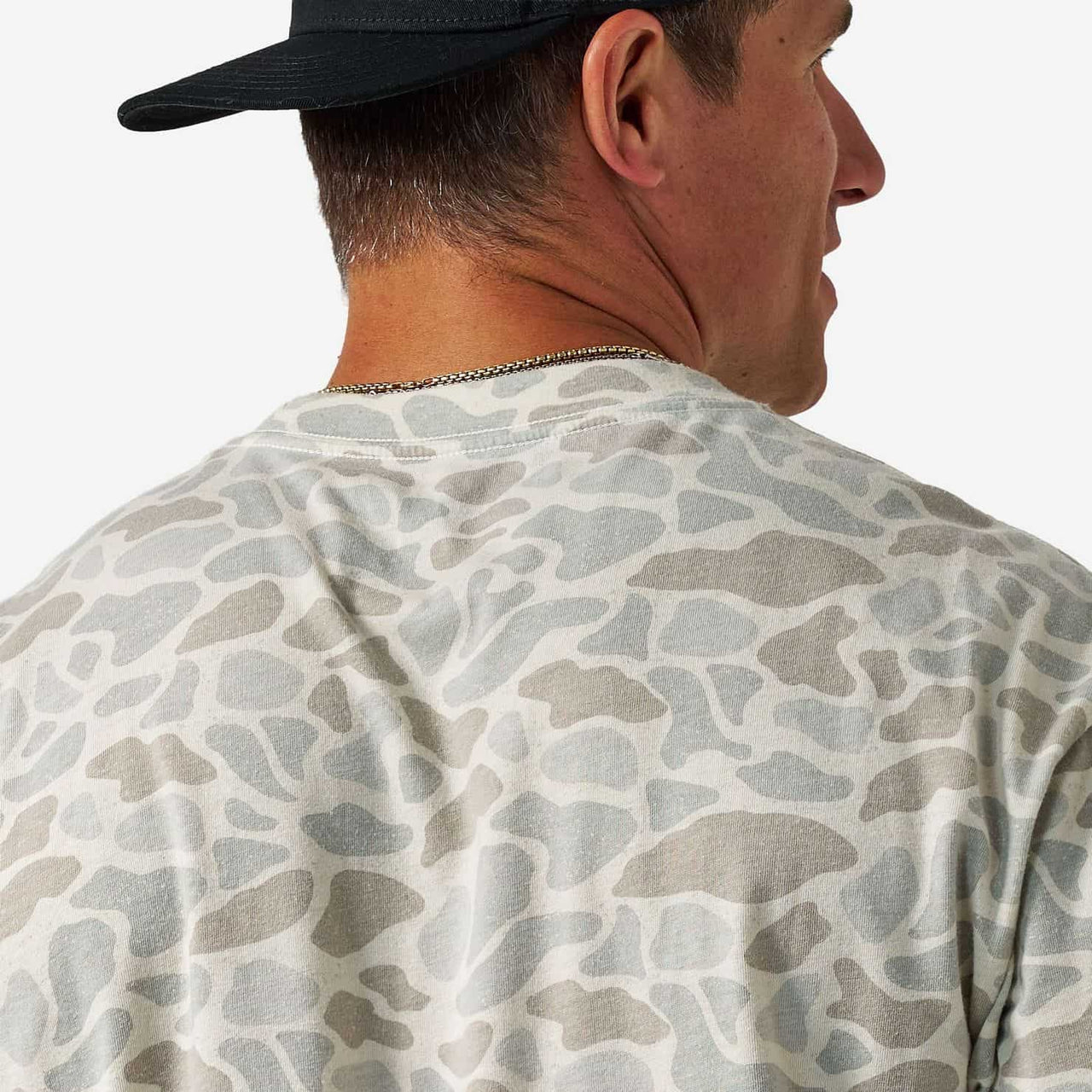 Vintage Washed Short Sleeve T-Shirt - Classic Deer Camo