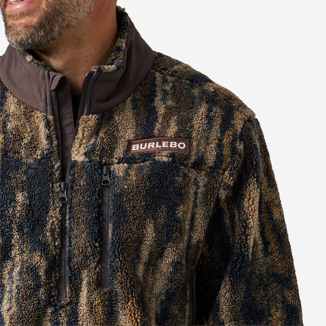Sherpa Quarter Zip - Midland Camo