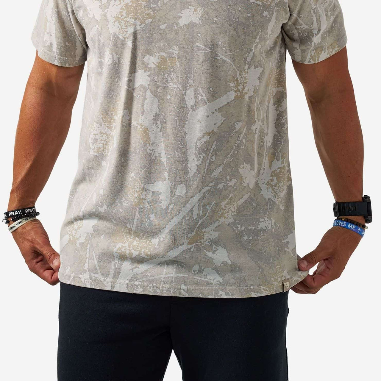 Vintage Washed Short Sleeve T-Shirt - Drifter Camo