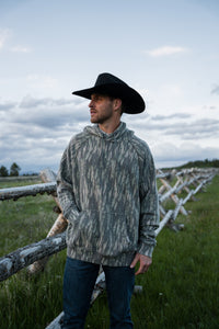 Thumbnail for Vintage Washed Fleece Hoodie - Midland Camo
