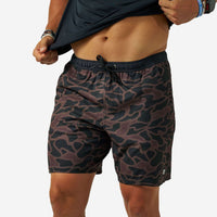 Thumbnail for Burlebo Athletic Shorts - Bendita Camo