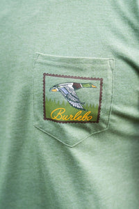 Thumbnail for Vintage Duck Stamp SS Tee - Heather Olive