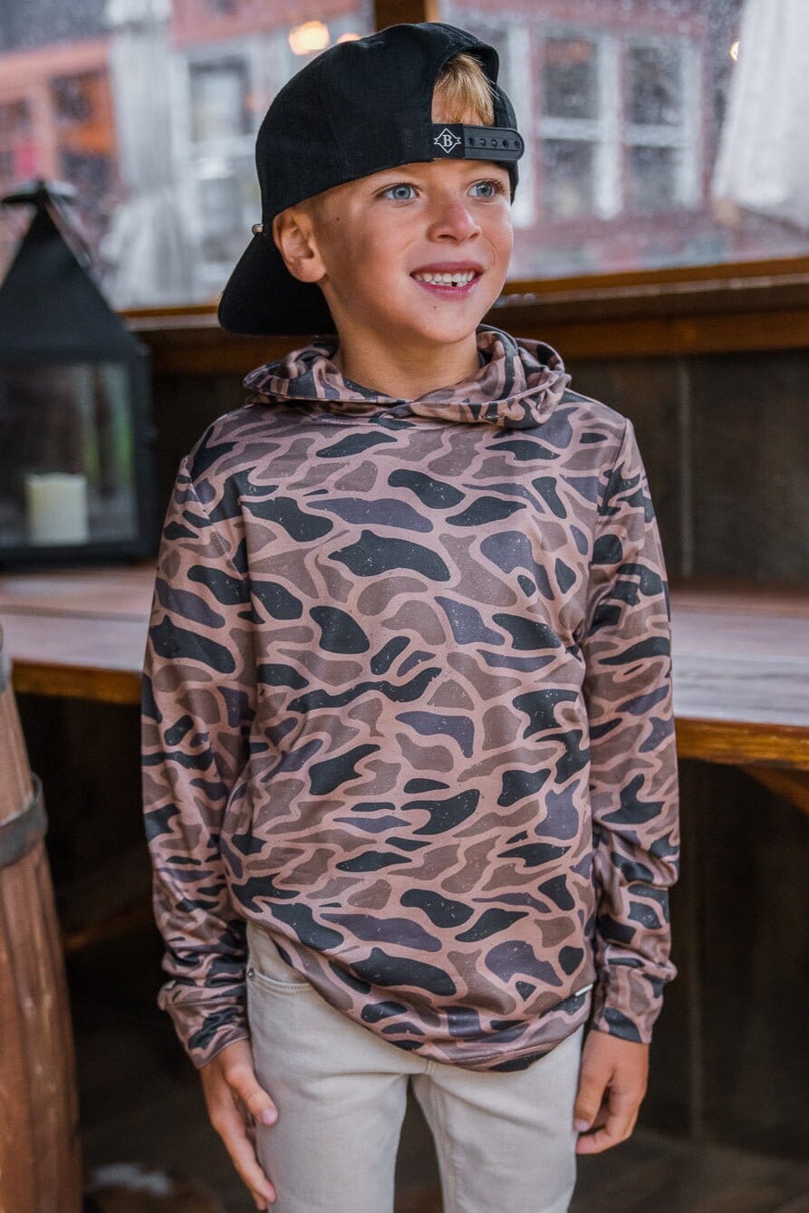 Youth Gauge Camo Performance Hoodie