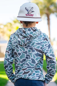 Thumbnail for Youth - Retro Duck Camo Performance Hoodie