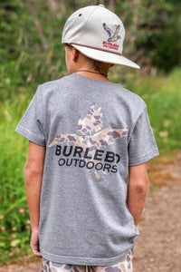 Thumbnail for Youth - Pintail Diving Duck SS Tee - Dark Heather Grey