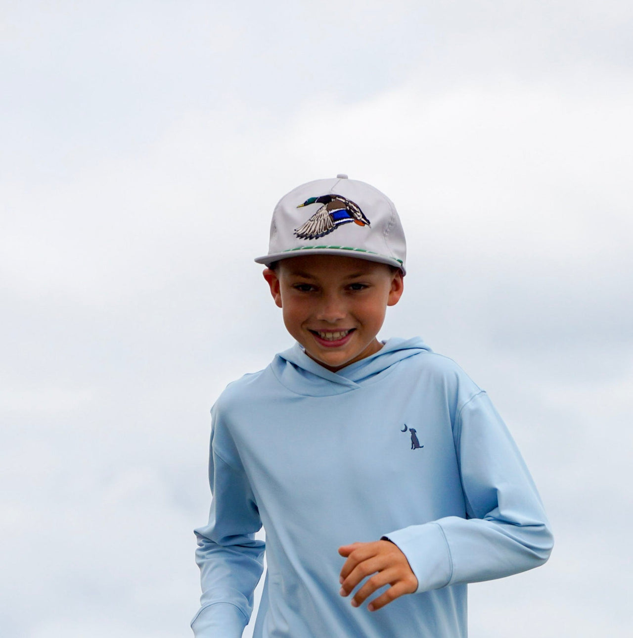 Youth Mr Mallard LP Rope Cap - Cool Gray