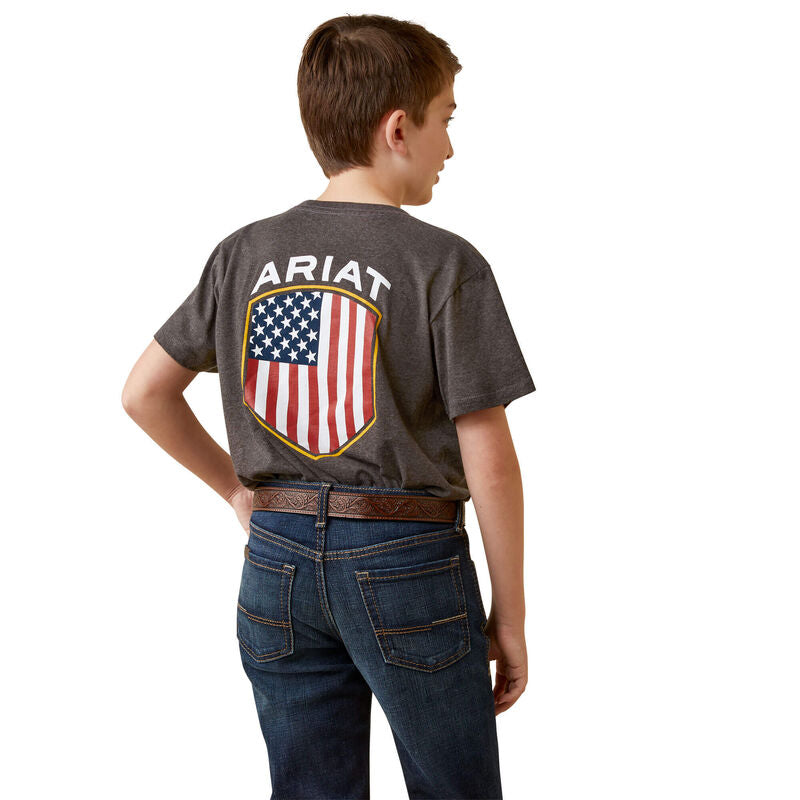 Youth - Ariat Patriot Badge SS T-Shirt