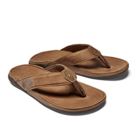 Thumbnail for Tuahine Men's Leather Beach Sandal - Toffee