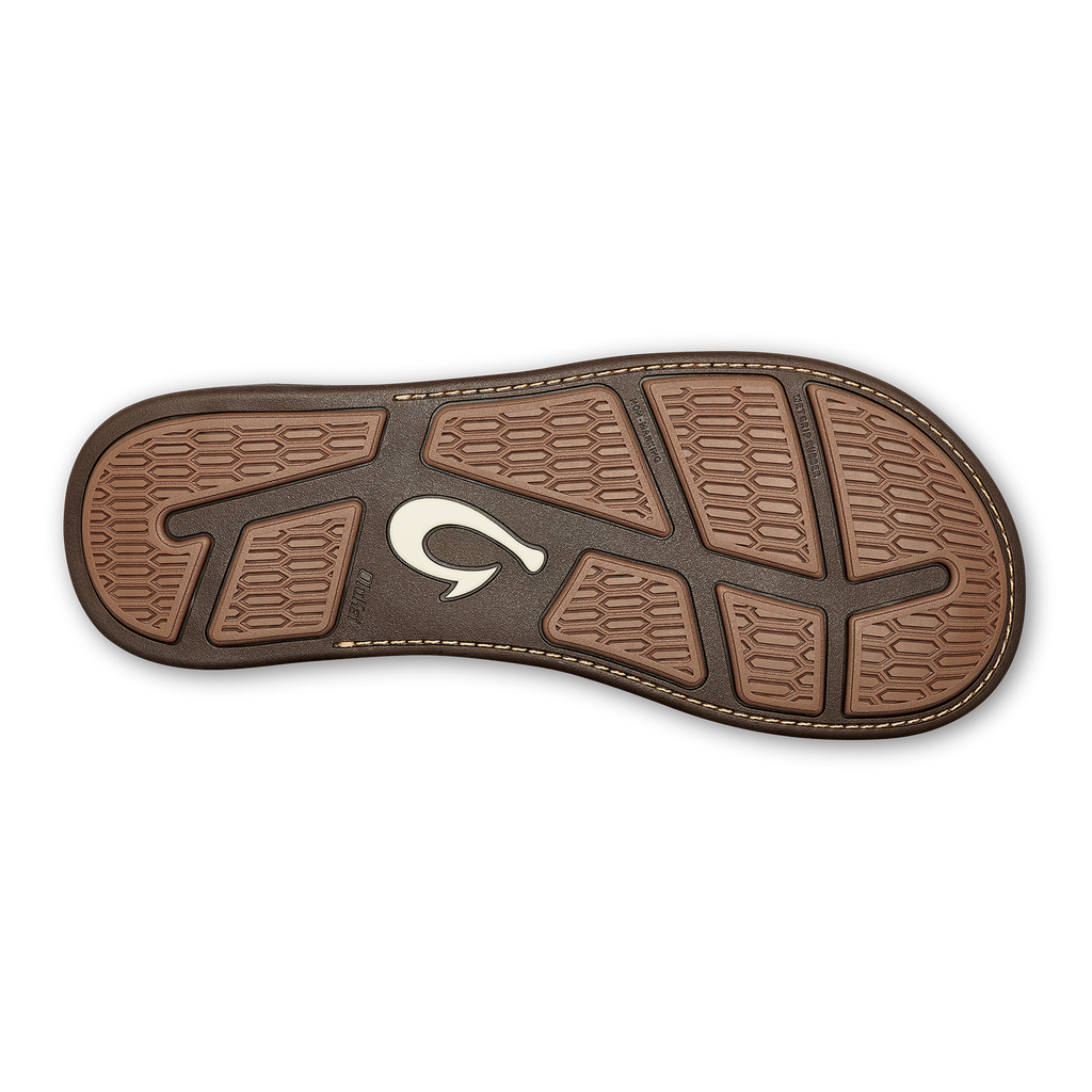 Tuahine Men's Leather Beach Sandal - Toffee