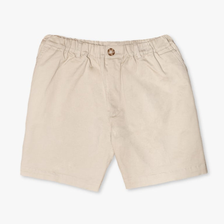 Stone Khaki Stretch Shorts - 5.5 inch