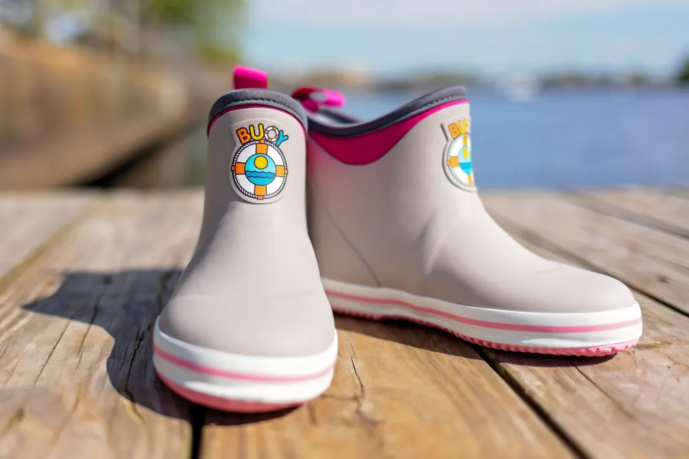 Youth - Pink/Grey Buoy Boots