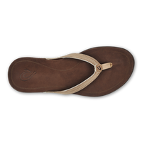 Thumbnail for ‘Aukai Woman's Leather Sandals - Copper/Dark Java