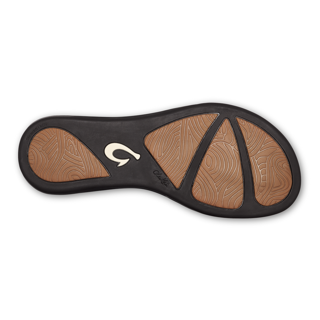 ‘Aukai Woman's Leather Sandals - Copper/Dark Java