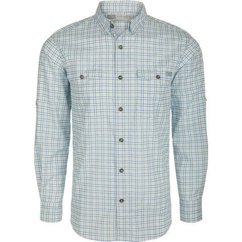Frat Tattersall L/S Button Down - Monument Grey