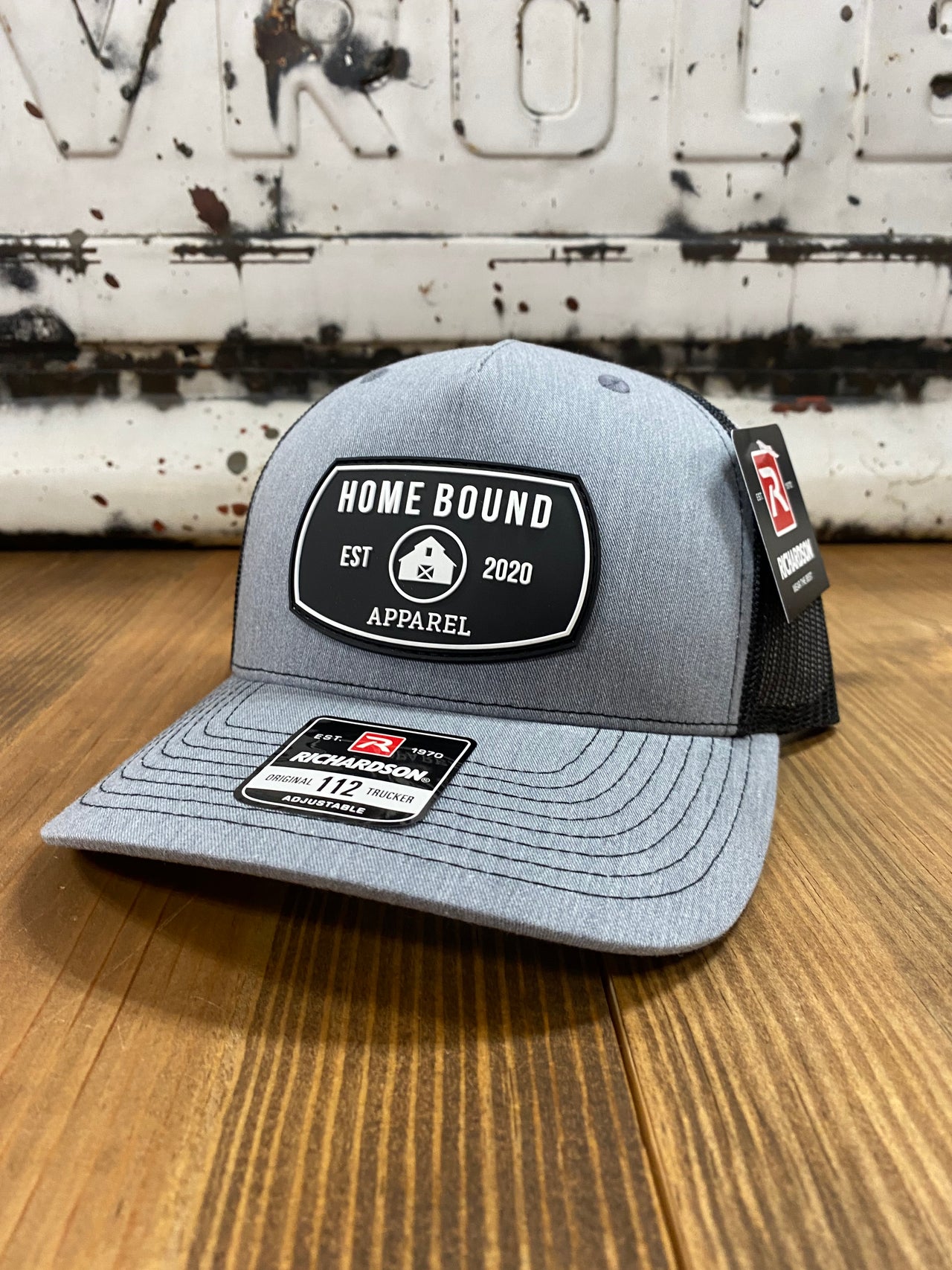 Black Rubber Patch HBA Trucker Cap – Home Bound Apparel