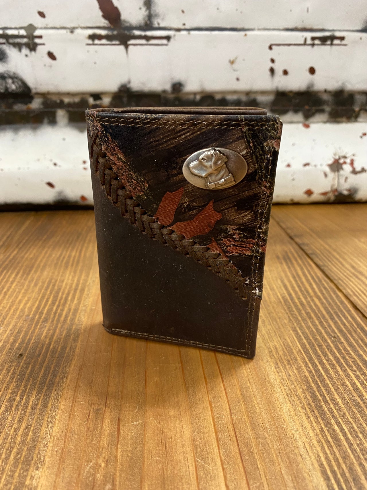 Fencerow Camo Trifold Lab Wallet