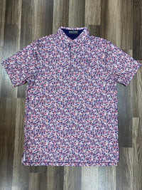 Thumbnail for Navy & Berry Spring Polo