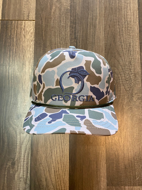 Georgia Script Old School Performance Camo Hat – Peach State Pride