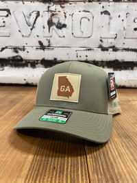 Thumbnail for GA Leather Patch Cap