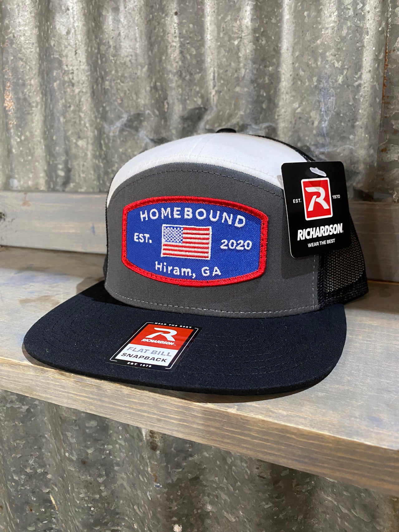 Home Bound Flag Patch 7 Panel Cap