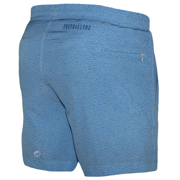 Light Blue Topo Freeballer Athletic Shorts