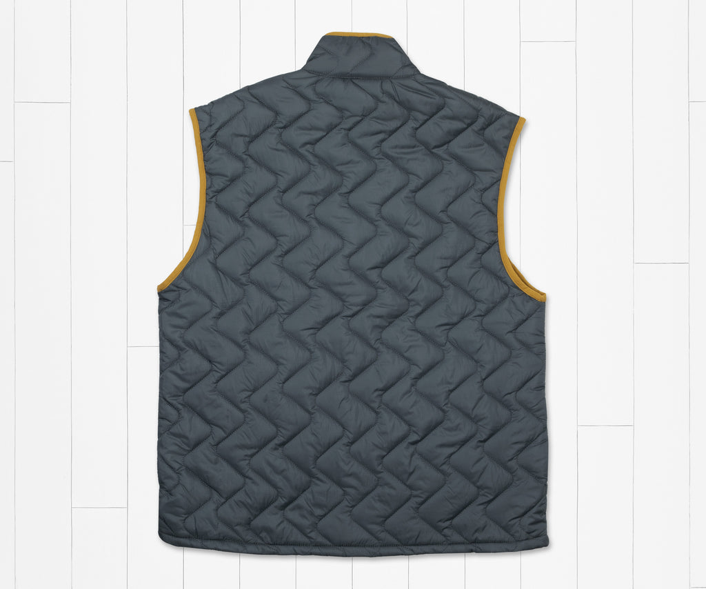 Broussard Quilted Vest - Slate