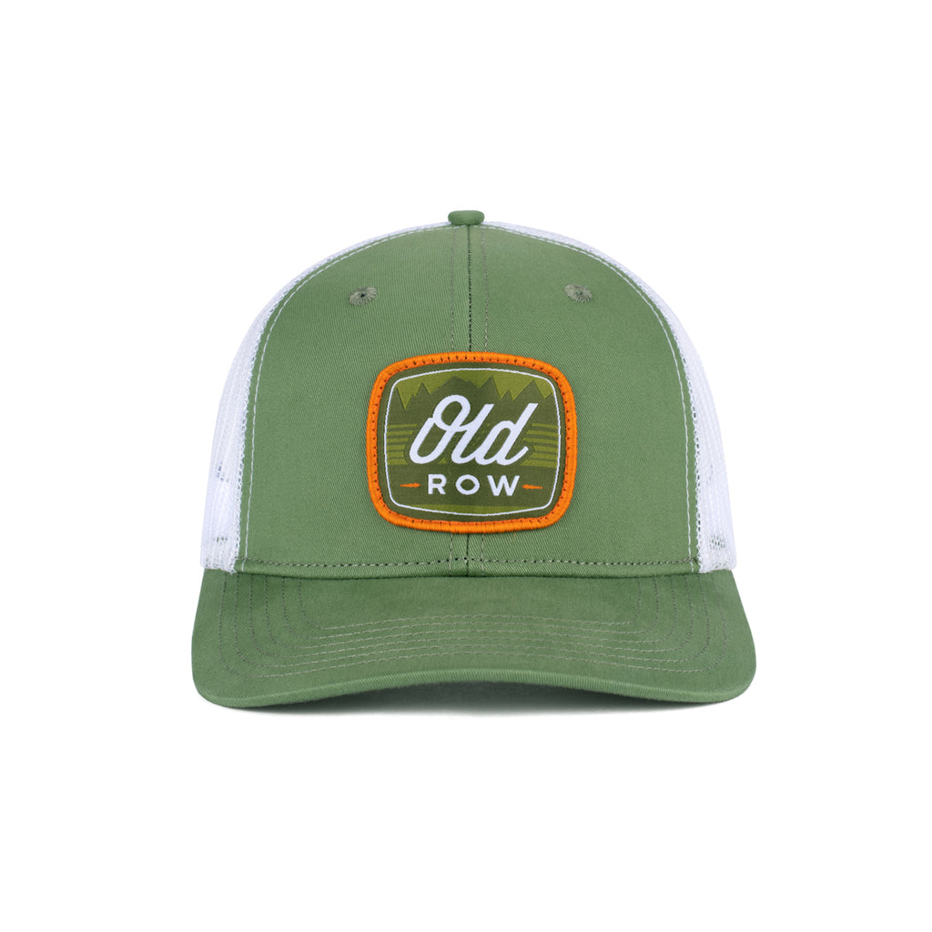 Old Row Forest Mesh Patch Trucker Cap